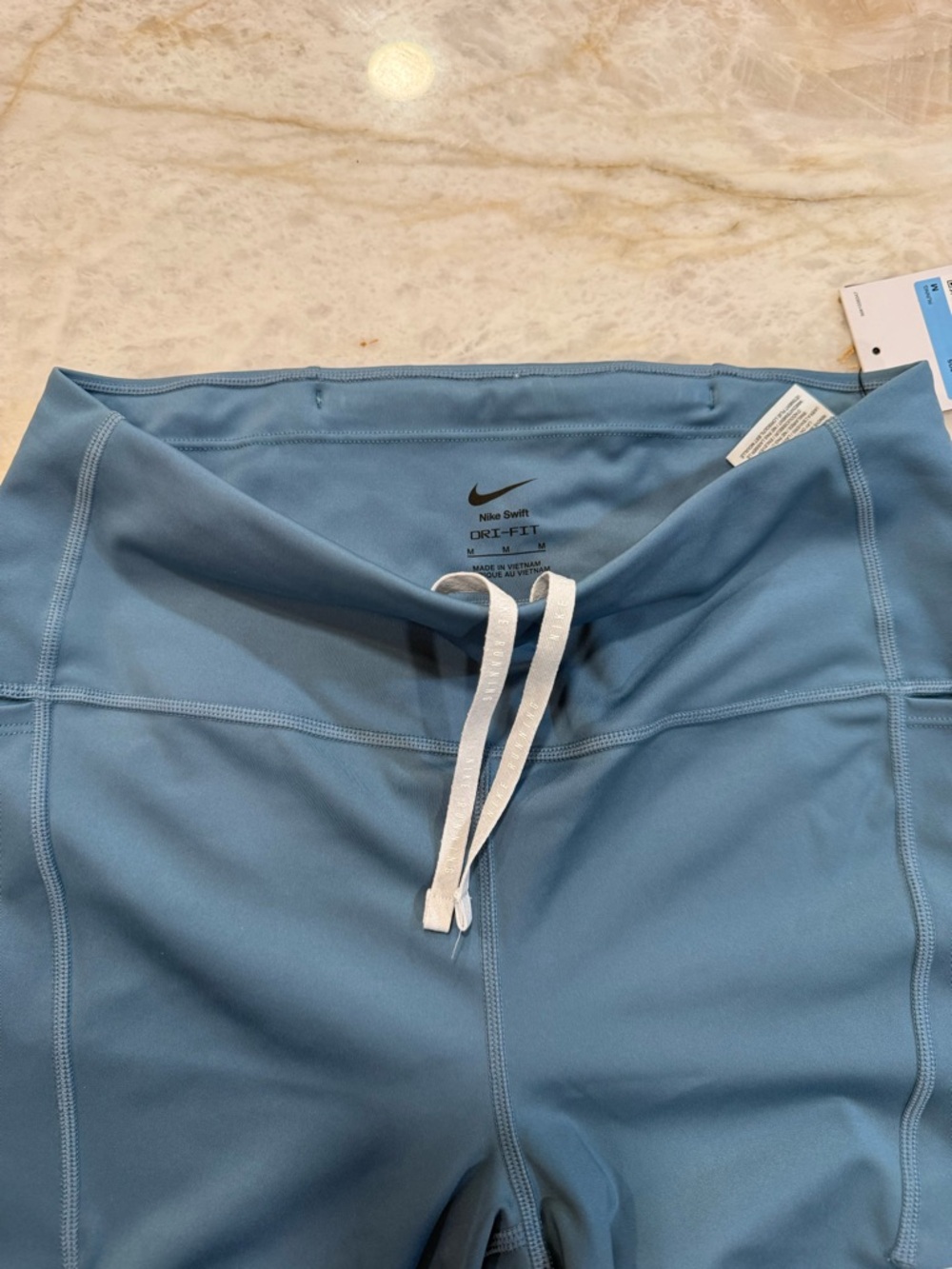 Nike Blue 7/8 Running Leggings - Picture 5 of 10